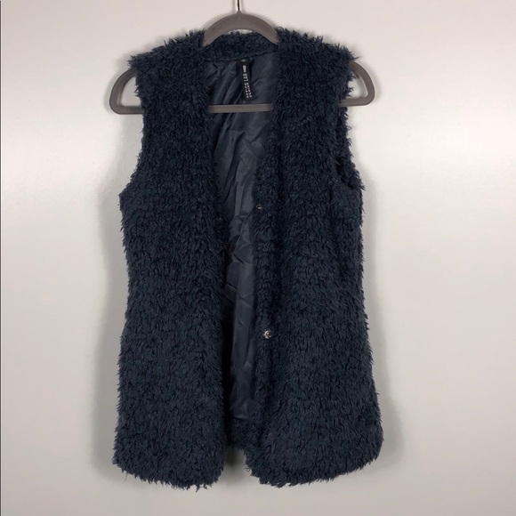 Design Lab | Faux Fur Teddy Bear Vest~S - Picture 3 of 9